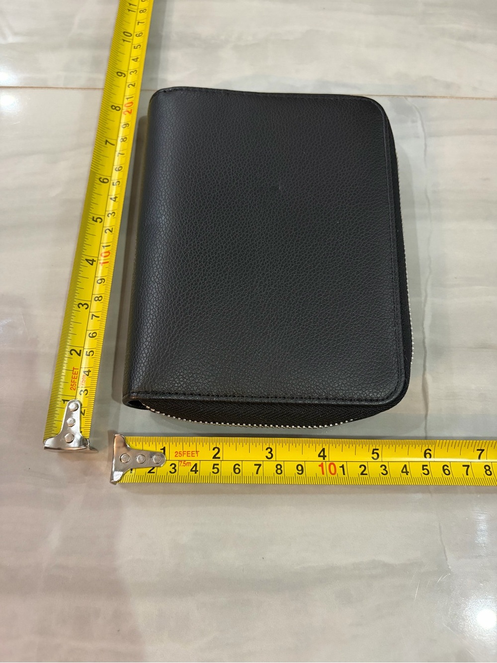 Christina Loves Planning Black Zippered Pocket Planner